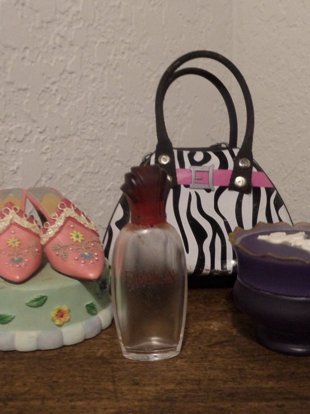 Vintage Avon Jar Pink Purse Pink shoes